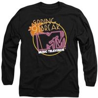 mtv camiseta manga larga spring break 91 para mujer