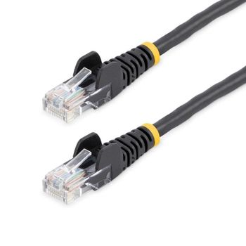 Cable de red StarTech Cat5e UTP 5 m Negro con conectores RJ45 Snagless