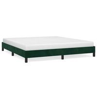 cama matrimonial  cama para adultos  estructura de cama de terciopelo verde 180x200 cm