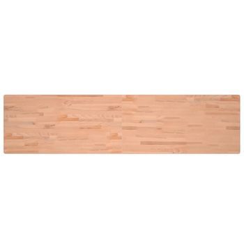 Tablero De Escritorio Madera Maciza De Haya 220x55x2,5 Cm Vidaxl