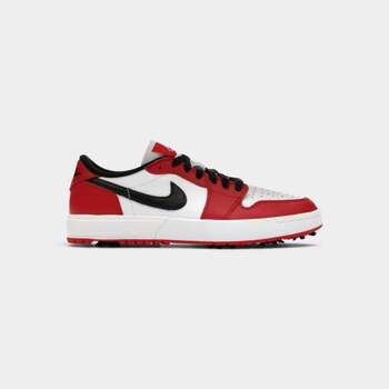 Nike Deportivas Moda Jordan 1 Low Golf Spiked Varsity Red White Black para hombre