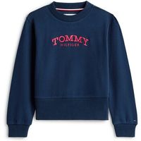 tommy hilfiger polar high rib hem crew neck para nina