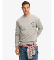 superdry para hombre m2014305a sudadera merchant graphic gris l casual algodon