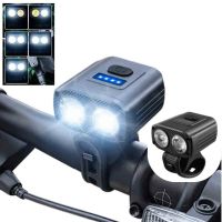 bikight mini faro para bicicleta 550lm brillo doble distancia haz 5 modos tipo de luz tipo-c bateria recargable con pant