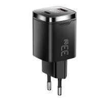 gan tech mensaje es-cd45 pd33w cargador usb pd de 2 puertos usb-ausb-c pd30 qc40 afc fcp pps ip24a carga rapida ad