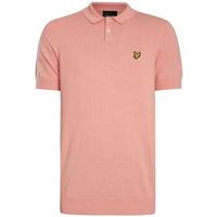lyle  scott polo polo de punto de manga corta de algodon para hombre