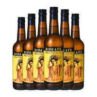 sanchez romate vino generoso la pepa manzanilla-sanlucar 75 cl 15 vol pack de 6 unidades