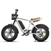bicicleta electrica engwe m20 para hombre con bateria de 48 v y 13 ah 7 velocidadesblanca