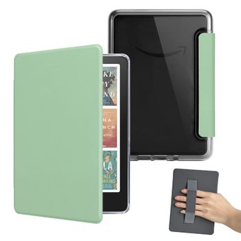 Funda Acrílica para Kindle con Correa de Mano para Kindle de 6 Pulgadas (11.ª Generación 2022/2024) - Parte Trasera Transparente, Resistente a Golpes y Arañazos