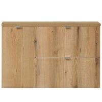 mueble de bano newport con 2 cajones y 1 puerta 90x60x40 cm - efecto roble encasa