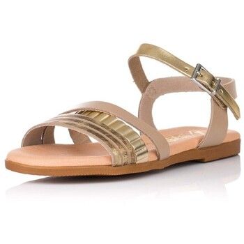 Janross Sandalias Sandalia dorada de piel para niña