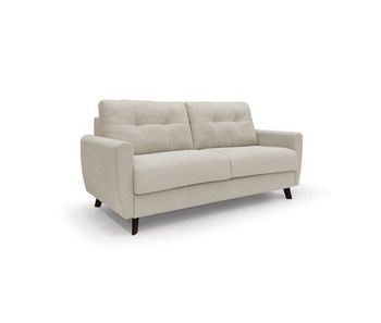 Callisto sofá cama convertible de tela suave e impermeable 208 cm (mat. 160x197) crema
