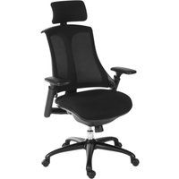 rapport mesh executive chair - black black