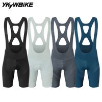 ykywbike hombres ciclismo babero corto italia interfaz acolchado 7 horas de montar verano bicicleta de carretera baberos pantalones cortos de bicicleta sin costuras babero