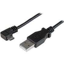 StarTech.com Cable de 0,5m Micro USB Acodado a la Derecha para Carga y SincronizaciÃ³n de Smartphones o Tablets