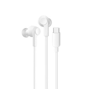 Auriculares Belkin G3H0003hqWH con cable USB-C con Cancelación Activa de Ruido, Micrófono y protección IPX5 Blancos