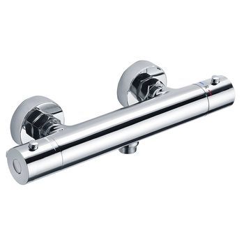 Kibath Grifo De Ducha (solo Grifo) Termostático Orte Acabado Cromo Brillo Fabricado En Latón