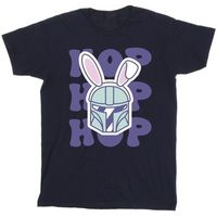 disney camiseta manga larga the mandalorian hop into easter para nina