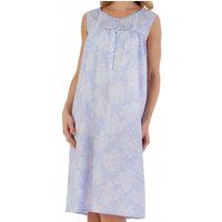 Modern Floral Pure Cotton Sleeveless Nightdress