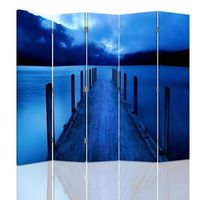 biombo blue lagoon - separador de ambientes cm 180x180 5 paneles