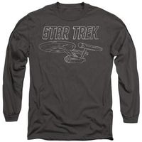 star trek camiseta manga larga the original series enterprise para mujer