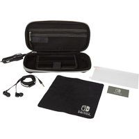 powera nintendo switch lite travel protection kit - black black