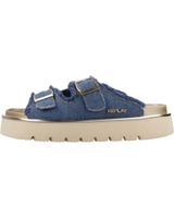 de replay sandalias mujer modelo muddy color azul denim