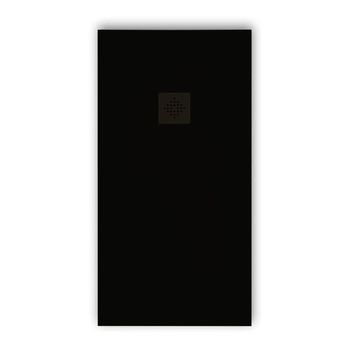 Plato De Ducha Pizarra Pure Negro  80x180 Cm Rejilla Color