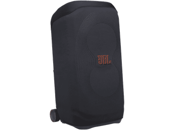 Funda altavoz - JBL PartyCover Stage 320, Para PartyBox Goma de estireno butadieno y tejido punto poliéster doble cara, Negro