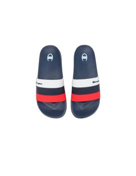 Chanclas Champion Slide All American B Ps Azul Niño