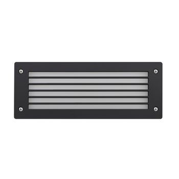 Dopo Lighitng-empotrable Rejilla Pared Devon Ip66 Gx53 Led T2 2x3w 2x350lm 3000k Negro