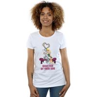 dessins animes camiseta valentines cuddle para mujer