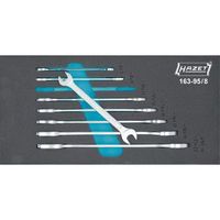 hazet 163-958 juego de llaves de dos bocas r perfil de hexagono exterior r 6rxr7 r 8rxr9 r 10rxr11 r 12rxr13 r 14rxr15 r 16rxr17 r 18rxr19 r 21rxr22 r numero de herramientas 8