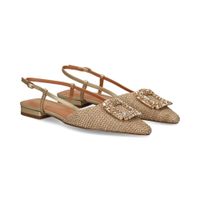 lodi zapatos planos mujer - marron talla 37