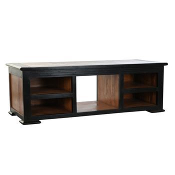 Mueble Tv Acacia 140x45x45 Marron Oscuro