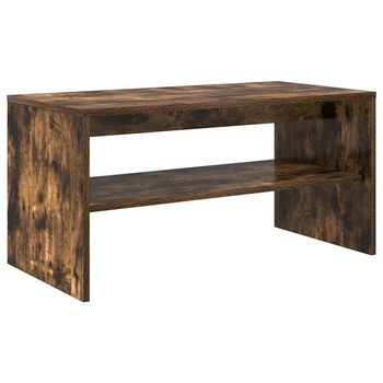 Mueble Tv | Mueble De Salón | Mesa De Tv Madera De Ingeniería Roble Ahumado 80x40x40 Cm