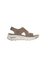 sandalias skechers arch fit mujer mocha knit