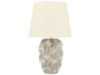 lampara de mesa  ceramica dorado