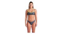 traje de bano de dos piezas arena new monogram verde mujer