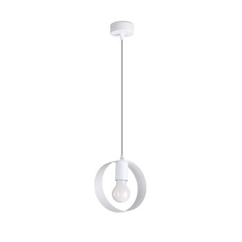 Lámpara de techo blanco acero alt. 120 cm