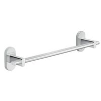 porta toallas y servilletas de metal cromado de 35 cm  cipro