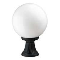 dopo lighting - baliza de jardin indura globo ip65 e27 mx 70w negro