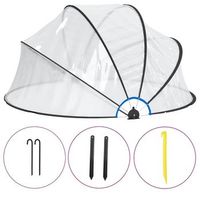 cupula para piscina redonda pvc 315x158 cm vidaxl