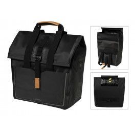 Basil Bolsa Trasera Urban Dry Shopper C/reflectante Negro Im