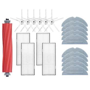 Filtro Hepa, Cepillo Lateral Principal, Paño De Fregona Para Aspiradora Roborock S7 T7s Plus, Repuestos
