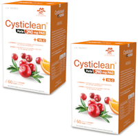 cysticlean forte 240mg pac 2x60 capsulas