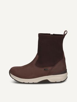CAPRICE Bootie, brown, made of Leather and synthetic without heel, Size 40