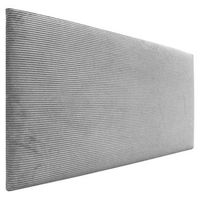 dhome cabecero de pana liso 80x60 camas 8090 - gris