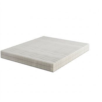 Colchón De Espuma 160x200 Cm Ergonómico Sin Muelles, Funda 3d Transpirable Y Lavable, Viscoelástica, Blanco