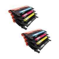 8 toner compatibles hp w2070a  w2071a  w2072a  w2073a 117a con chip para hp color laser 150a 150nw 178nw 179fnw
